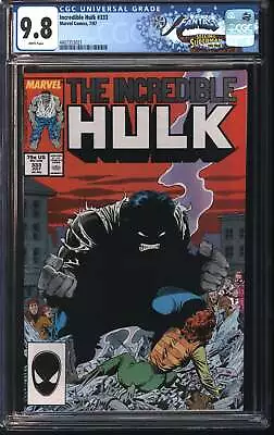 Buy Marvel Incredible Hulk 333 7/87 FANTAST CGC 9.8 White Pages • 200.02£