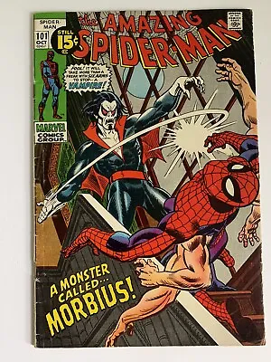 Buy Amazing Spider-man #101 5.0 Vg/fn 1971 1st Appearance Of Morbius Marvel Comics • 182.66£