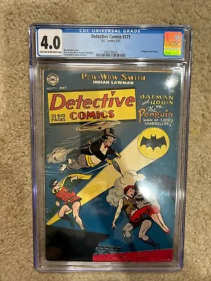 Buy Detective Comics #171 Cgc 4.0 Batman Robin Penguin Win Mortimer • 492.37£