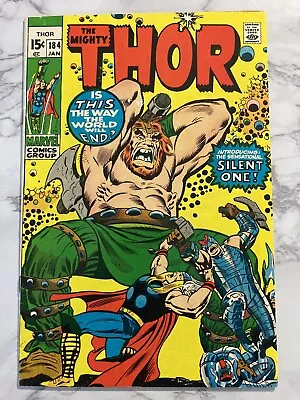 Buy THOR #184 (Marvel Comics, Jan 1971) 1st Appearance The Silent One • 28.78£