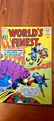 Buy WORLD'S FINEST # 123 (DC Comics, BATMITE/MR MXYZPTLK Team Up, FEB 1962) FN+ • 25£