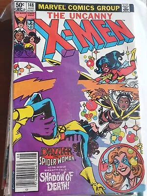 Buy Marvel Comics Uncanny X-men 148 Caliban 1st App, 1981 Dazzler Spider-woman Fn/Vf • 7.65£