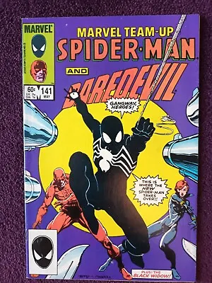Buy Comics: Marvel Team-up 141 1984 Spiderman And Daredevil 1st Black Suit Spiderman • 90£