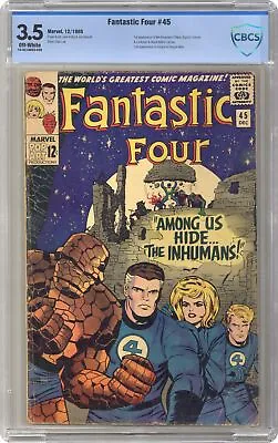 Buy Fantastic Four #45 CBCS 3.5 1965 18-3C1A663-009 1st App. Inhumans • 114.31£