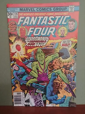 Buy FANTASTIC FOUR #176 (1976), Jack Kirby Cover Art, Impossible Man,   7.5 • 9.19£