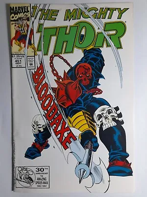 Buy 1992 Thor 451 VF/NM. Homage 337.Al Milgrom & R.Frenz Cvr.Marvel Comics Cover • 17.02£