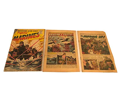 Buy 1954 Golden Age War Comics: All American Men Of War + Fightin' Marines + Battle  • 27.88£