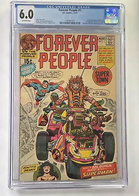 Buy Forever People #1 DC Comics CGC 6.0 Feb 1971 1st Full App Darkseid • 214.95£
