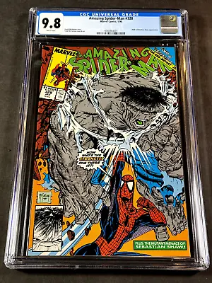 Buy The Amazing Spider-Man #328 1990 CGC 9.8 4060864001 Todd McFarlane Hulk App • 118.36£