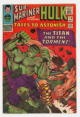Buy Tales To Astonish #79 VFN 8.0 Hulk Vs Hercules • 195£