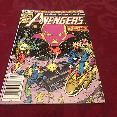 Buy Avengers #219 1982. Newsstand. • 6.34£
