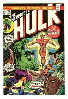 Buy Incredible Hulk #178 6.5 // Rebirth Of Adam Warlock Marvel Comics 1974 • 42.75£