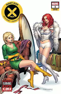 Buy GIANT SIZE X-MEN: JEAN GREY AND EMMA FROST #1 Tyler Kirkham - C2E2 Variant Cover • 14.95£