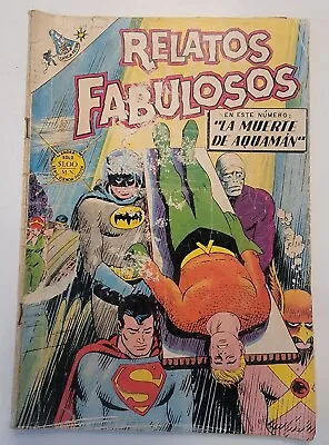 Buy Relatos Fabulosos #107 G Mexican Variant- Aquaman #30 1968 Death Of Aquaman • 24.01£