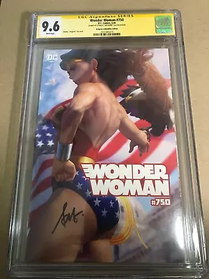 Buy (Signed) Wonder Woman #750 CGC 9.6 Artgerm Variant (DC 2020) • 99.94£