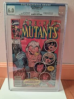 Buy The New Mutants #87 (Marvel, March 1990) Newsstand CGC 6.0 • 75.20£