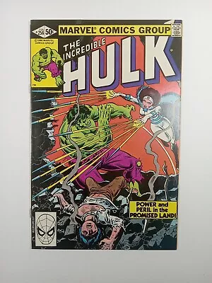 Buy Incredible Hulk #256 1st Appearance Of Sabra Marvel Comics 1981 VF • 25.91£