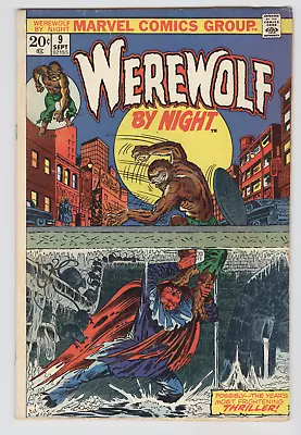 Buy Werewolf By Night #9 September 1973 VG Tom Sutton Art • 7.11£