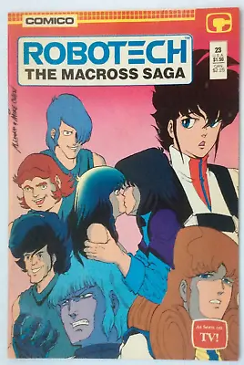 Buy ROBOTECH The Macross Saga #23 (Nov 1987) ~ Comico Series  HOT  COVER • 9.50£