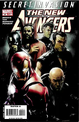 Buy New Avengers #44 (vol 1)  Secret Invasion  Marvel  Oct 2008  N/m  1st Print • 3.99£