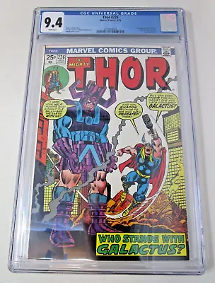 Buy Thor #226 1974 [CGC 9.4] 2nd App Firelord High Grade Marvel Key Galactus Cover • 151.73£