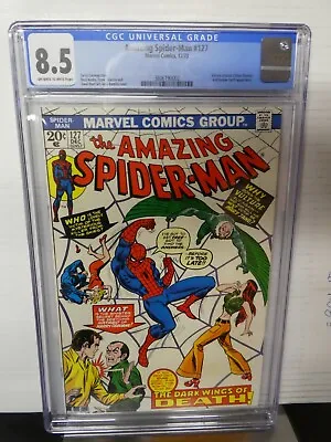 Buy Marvel Comics Amazing Spiderman 127 CGC 8.5 Vulture Appearance 1973 • 379.49£