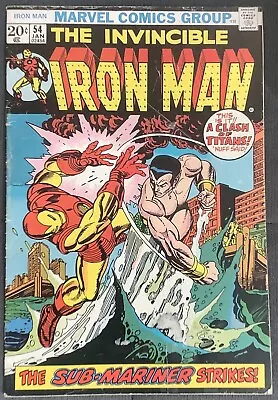 Buy Iron Man #54 (1973, Marvel) 1st Appearance Of Moondragon! VG/FN • 39.98£