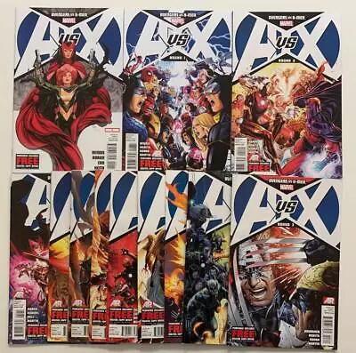 Buy A Vs X #0 To #12 Complete Series (Marvel 2012) 13 X FN/VF To NM Issues. • 79£