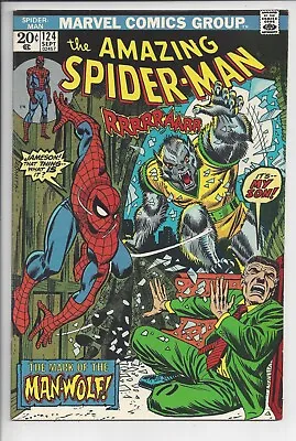 Buy Amazing Spider-Man #124 - VF (8.0) 1973 - 🔥1st Appearance Of Man-Wolf🔥 • 217.74£