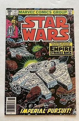 Buy STAR WARS #41 “Empire Strikes Back” Part 3 1st App. YODA Cameo Newsstand Nice !! • 18.49£