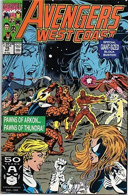 Buy Marvel Comics Avengers West Coast 75 October 1991 Giant Sized • 2.50£