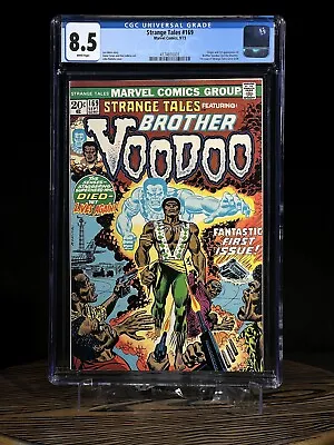 Buy STRANGE TALES #169 Sept 1973 CGC 8.5 White KEY 1st Appearance Of Brother Voodoo • 442.35£