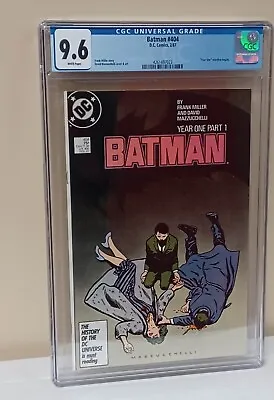 Buy BATMAN #404 (DC, 1987) CGC Graded 9.6 ~ FRANK MILLER ~ YEAR ONE ~ White Pages • 55.32£