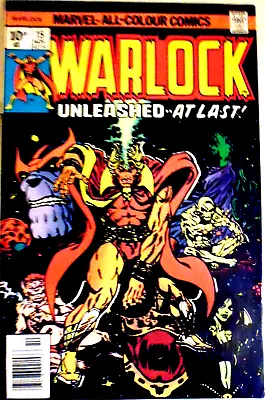 Buy Warlock Issue # 15.  Vol.1 Series.  Marvel.  Nov.1976. Thanos And Gamora. Fine • 12.99£
