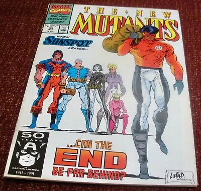 Buy The New Mutants 99 Marvel 1991 1st Appearance Of Shatterstar Rob Liefeld • 43.48£