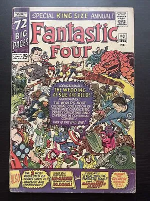 Buy Fantastic Four Comic Special King Size Annual #4 Marvel Comics 1965 • 23.64£
