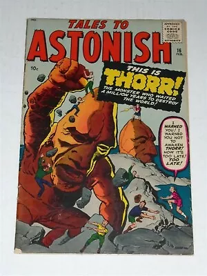 Buy Tales To Astonish #16 Vg/fn (5.0) Marvel Comics February 1961 Proto (sa)** • 129.99£