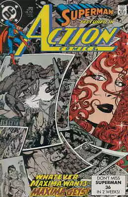 Buy Action Comics #645 VF; DC | 1st Appearance Maxima - Superman - We Combine Shippi • 4.78£