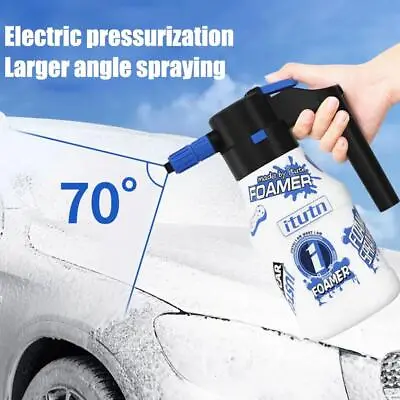 Buy 1.5L Electric Foam Sprayer Car Wash Spray Tool Sprayer New O2 • 17.89£