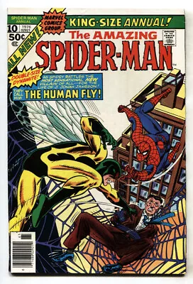 Buy AMAZING SPIDER-MAN ANNUAL #10--1976--MARVEL--Human Fly--comic Book • 31.28£