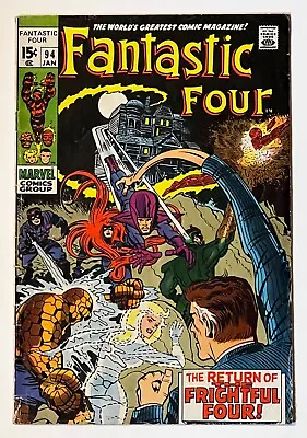 Buy Fantastic Four #94 - Stan Lee Story, Jack Kirby Art - Mid-grade • 39.17£