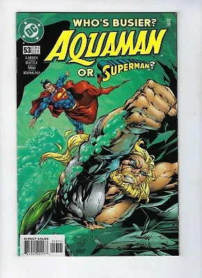 Buy AQUAMAN # 53 (DC Comics, Guest Starring SUPERMAN, High Grade MAR 1999) NM • 3.25£