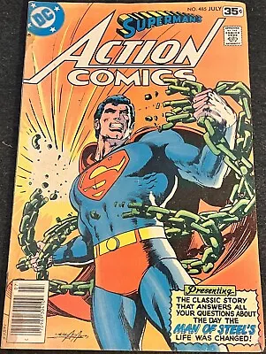 Buy DC Action Comics #485 Neal Adams Cover July  1978 Reprint Of Superman 233  GOOD • 4.01£