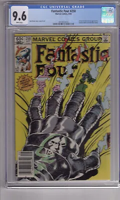 Buy Fantastic Four #258 (1983) 9.6 CGC W/P 'DR. DOOM' • 82.98£