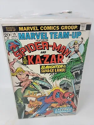Buy Marvel Team-up #19 Spider-man & Ka-zar *1974* 3.5 • 2.36£