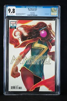 Buy Ms. Marvel #31 (2018) CGC 9.8 Hans Variant Cover! First Skunk Girl! • 79.05£