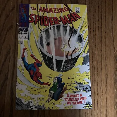 Buy The Amazing Spider-Man #61 1968 Tangled Web  -Very Good- • 36.16£