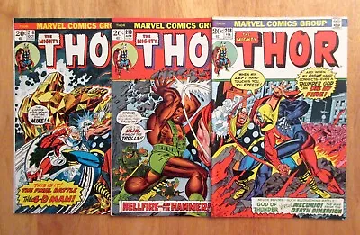 Buy Lot Of *3* MIGHTY THOR: #208, 210, 216 **Very Bright, Colorful & Glossy!** • 27.63£