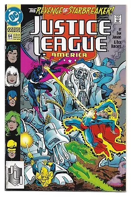 Buy Justice League America #64 : NM :  The Revenge Of Starbreaker  : Starbreaker • 1.50£