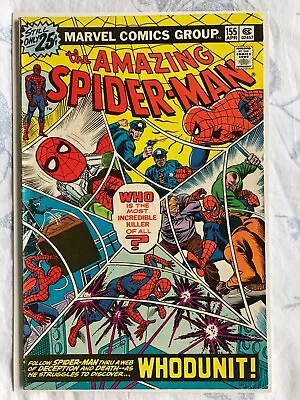 Buy Amazing Spider-Man 155 (1976) 1st App Leroy Tallon ,cents  ... • 12.99£